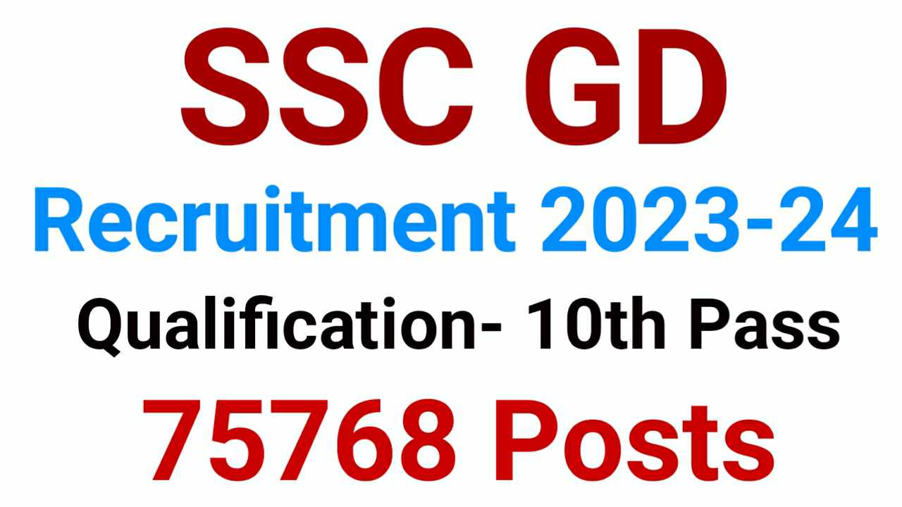 SSC GD Recruitment 2023